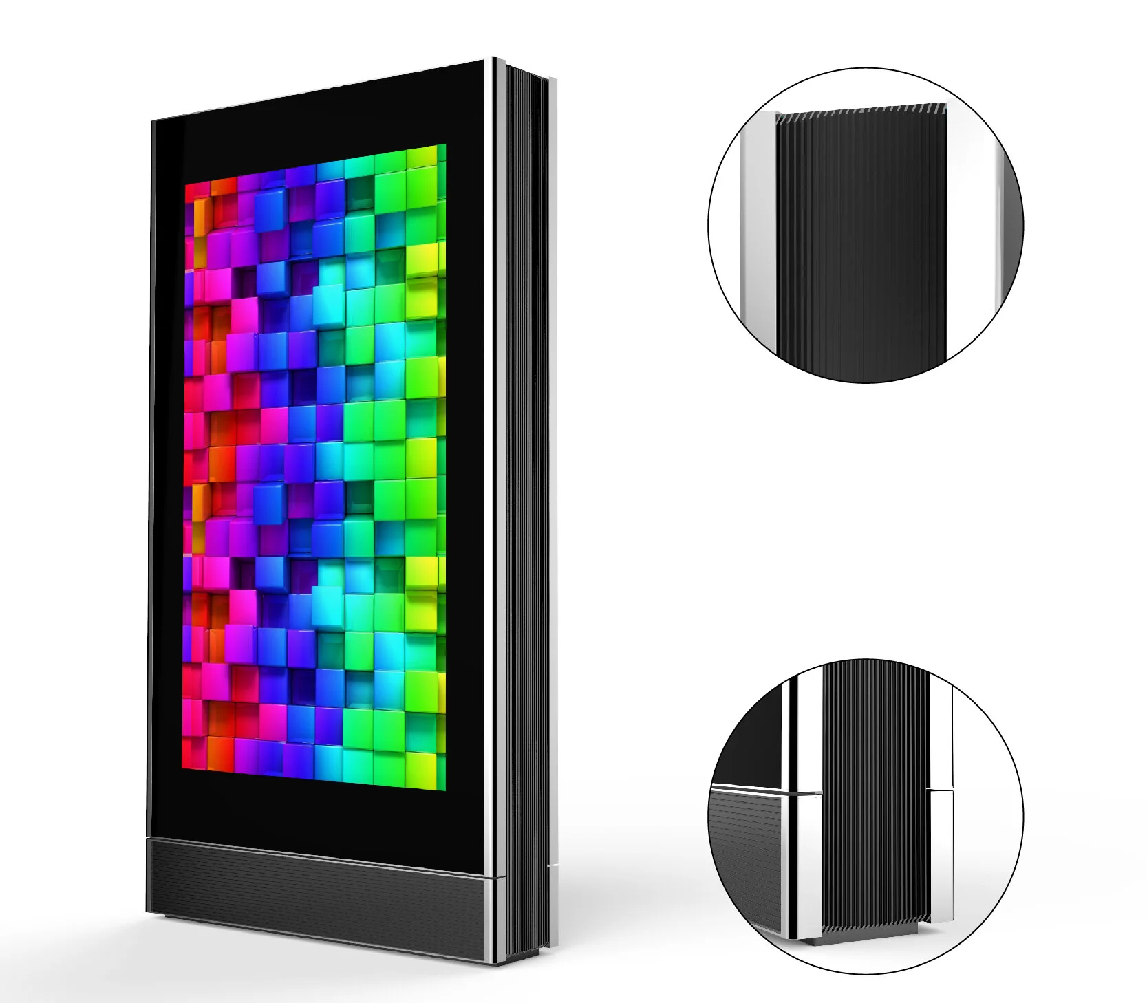 55inch Dual Side Outdoor Digital Kiosk — Keewin Display